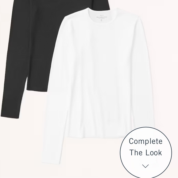 Abercrombie & Fitch Tops - Abercrombie long sleeve ribbed crew tee